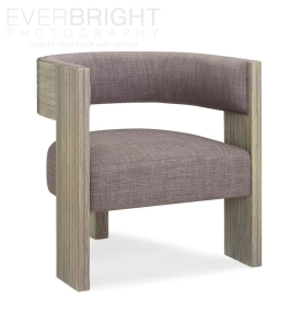 Pink Upholstered Solid Back Side Chair