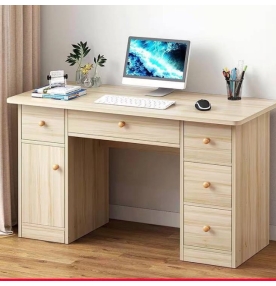 Computer table with drawers