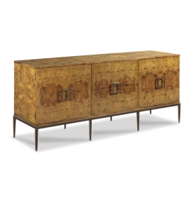 Wooden cabinet with 3 compartments