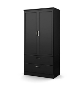 Acapella Wardrobe Armoire Pure Black