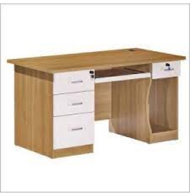 Office Wooden Drawer Table No Assembly Required